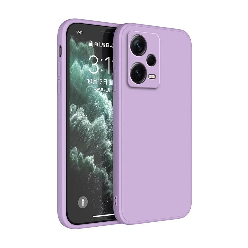 Quadratische Silikonhülle Redmi Note 12