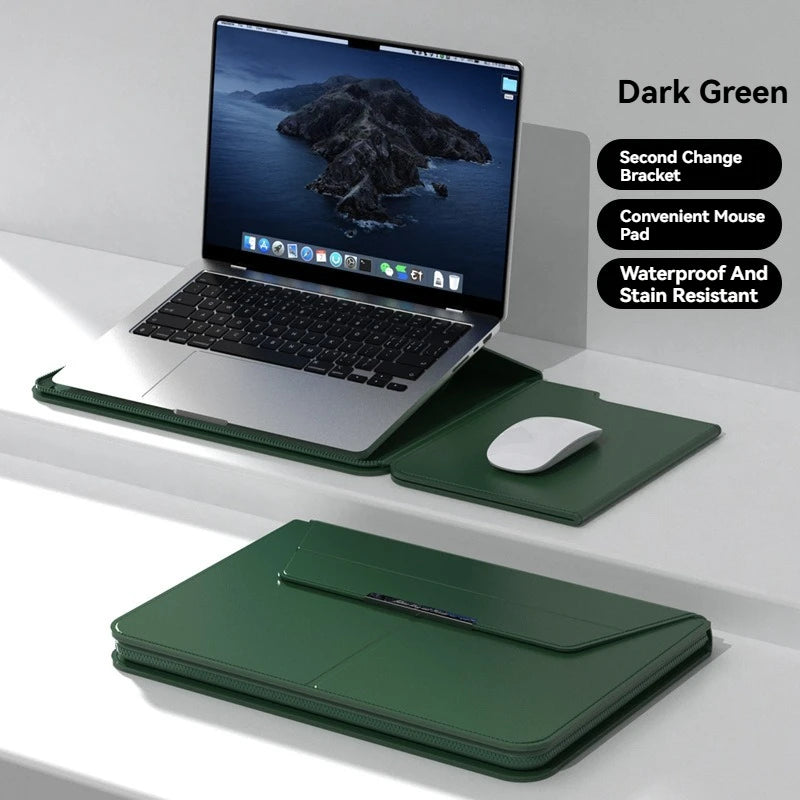 Personalized leather laptop case for MacBook