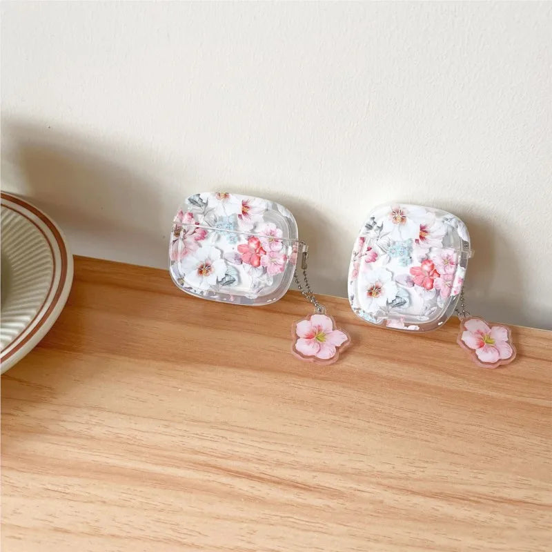 Blumen Silikonhülle für AirPods 1 2 3 4 Pro