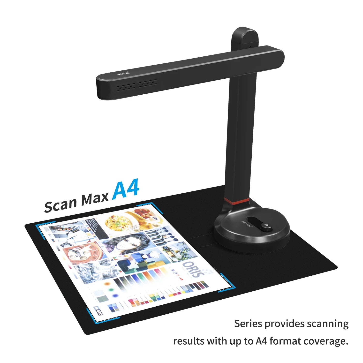 Automatischer Dokumentenscanner mit OCR & LED Lampe